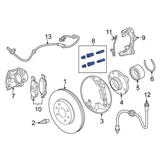 Fiat OE - Front Disc Brake Caliper Pin
