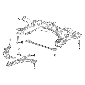 Fiat OE - Front Suspension - Suspension Components (Easy / Lounge / Pop / Trekking / Urbana)