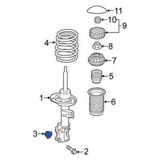 Fiat OE - Lower Suspension Strut Nut