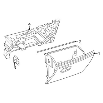 Fiat OE - Instrument Panel - Glove Box