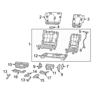 Fiat OE - Seats & Tracks - Tracks & Components (Rear Seat)