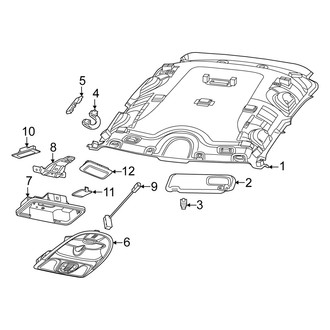 Fiat OE - Roof - Interior Trim (W/O Sunroof)