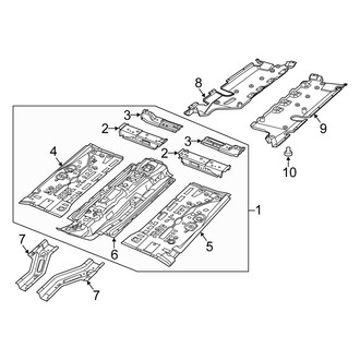 Fiat OE - Pillars, Rocker & Floor - Floor & Rails