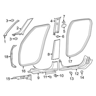 Fiat OE - Pillars, Rocker & Floor - Interior Trim