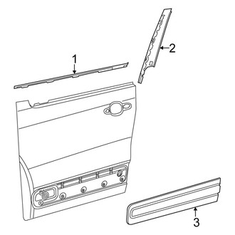 Fiat OE - Front Door - Exterior Trim