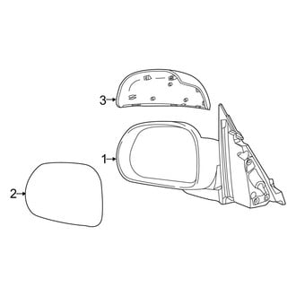 Fiat OE - Front Door - Outside Mirrors