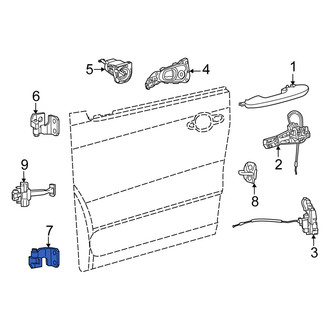 Fiat OE - Front Left Lower Door Hinge