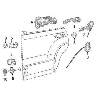 Fiat OE - Rear Door - Lock & Hardware
