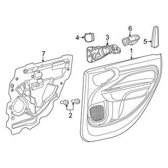 Fiat OE - Rear Door - Interior Trim