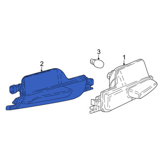 Fiat OE - Rear Left Back Up Light Assembly
