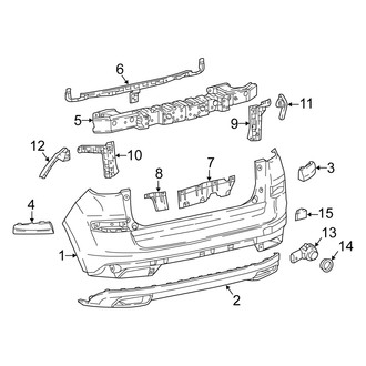 Fiat OE - Rear Bumper - Bumper & Components (Lounge / Pop)