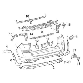 Fiat OE - Rear Bumper - Bumper & Components (Trekking)