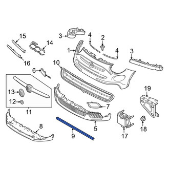 Fiat OE - Front Radiator Support Air Deflector