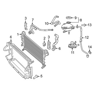 Fiat OE - Cooling - Radiator & Components (1.4L)