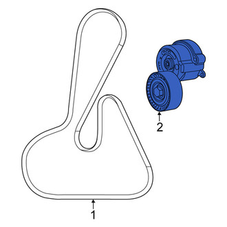 Fiat OE - Accessory Drive Belt Tensioner Assembly
