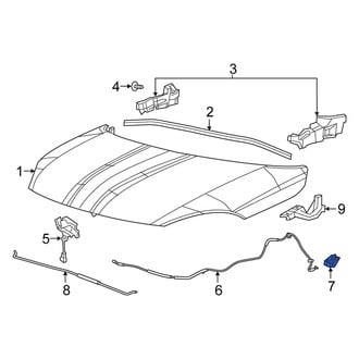 Fiat OE - Front Hood Release Handle