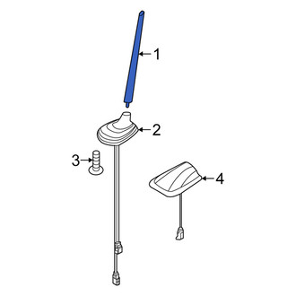Fiat OE - Radio Antenna Mast