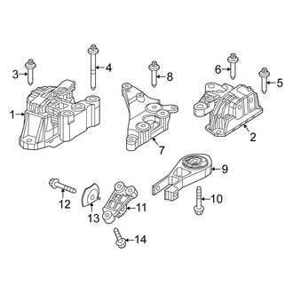 Fiat OE - Engine / Transaxle - Engine & Transmission Mounting (2.4L)