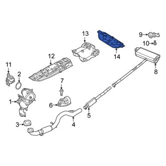 Fiat OE - Rear Floor Pan Heat Shield