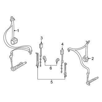Fiat OE - Restraint Systems - Front Seat Belts