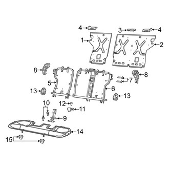 Fiat OE - Seats & Tracks - Tracks & Components (Rear Seat)