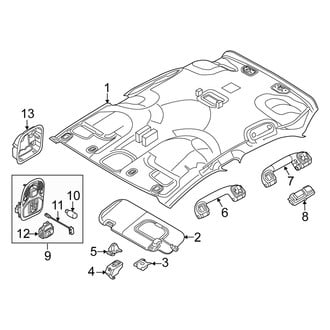 Fiat OE - Roof - Interior Trim (With Sunroof)