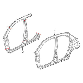 Fiat OE - Pillars, Rocker & Floor - Aperture Panel