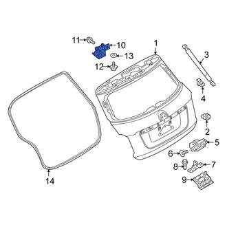 Fiat OE - Rear Liftgate Hinge