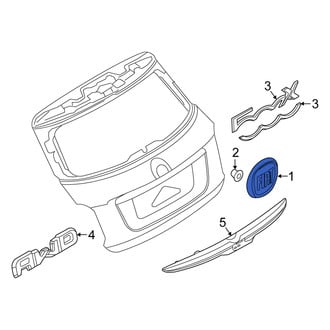 Fiat OE - Rear Hatch Emblem