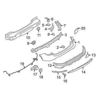 Fiat OE - Rear Bumper - Bumper & Components