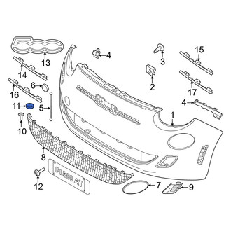 Fiat OE - Grille Cap