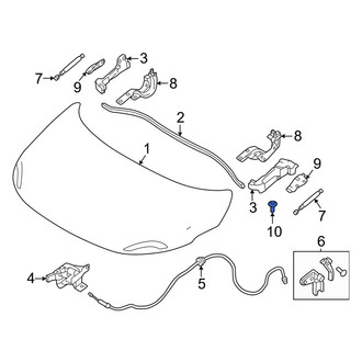 Fiat OE - Hood Hinge Bolt