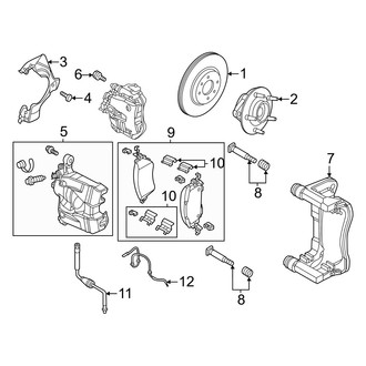 Fiat OE - Front Suspension - Brake Components (INSPI(RED) / Inspired By Beauty / Inspired By Music)