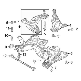 Fiat OE - Front Suspension - Suspension Components