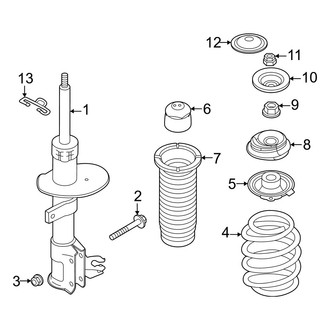Fiat OE - Front Suspension - Struts & Components
