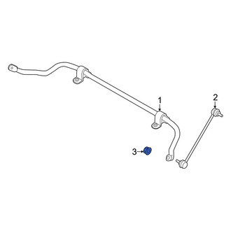 Fiat OE - Front Suspension Stabilizer Bar Link Nut