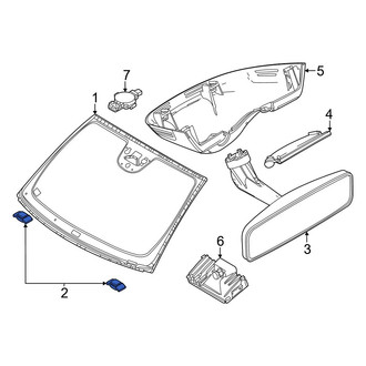 Fiat OE - Windshield Spacer