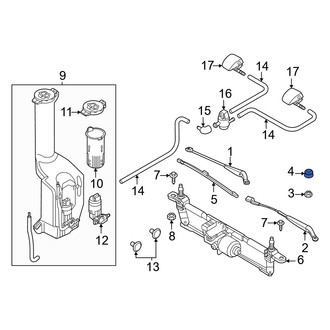Fiat OE - Wiper Arm Cap