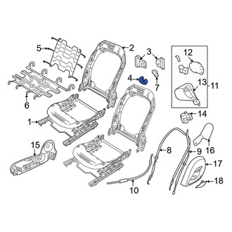 Fiat OE - Front Seat Track Cover
