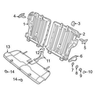 Fiat OE - Seats & Tracks - Tracks & Components (Rear Seat)
