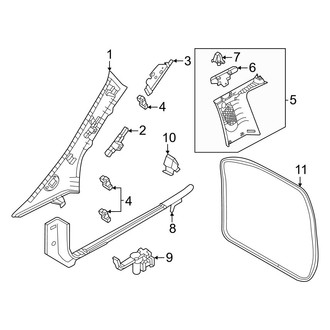 Fiat OE - Pillars, Rocker & Floor - Interior Trim