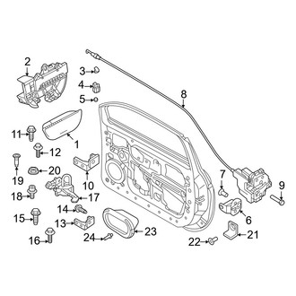 Fiat OE - Front Door - Lock & Hardware