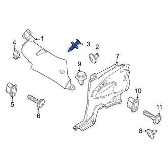 Fiat OE - Door Sill Plate Clip