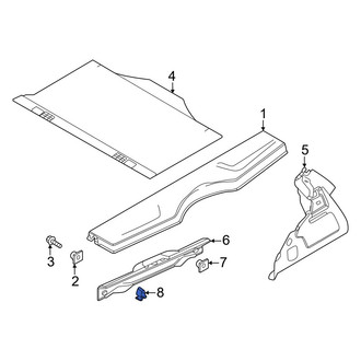 Fiat OE - Door Sill Plate Clip