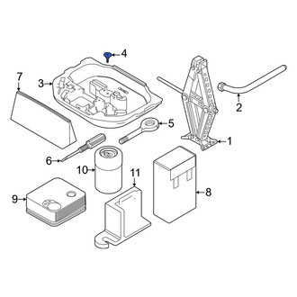 Fiat OE - Trunk Floor Storage Box Clip