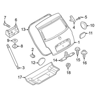 Fiat OE - Lift Gate - Gate & Hardware
