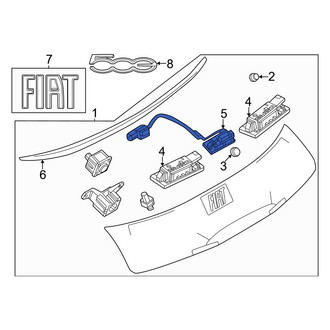 Fiat OE - Rear Liftgate Latch Release Switch