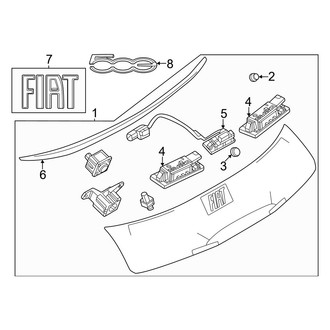 Fiat OE - Lift Gate - Exterior Trim