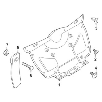 Fiat OE - Lift Gate - Interior Trim