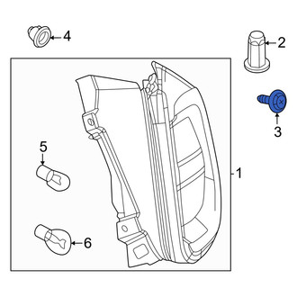 Fiat OE - Tail Light Screw